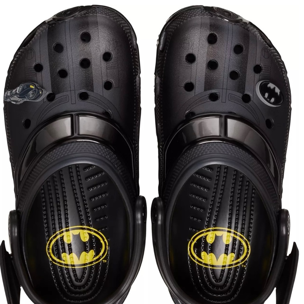 CROCS Kids Batman Slippers - Black